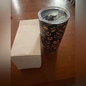 Amazon Black and Gold Tumbler